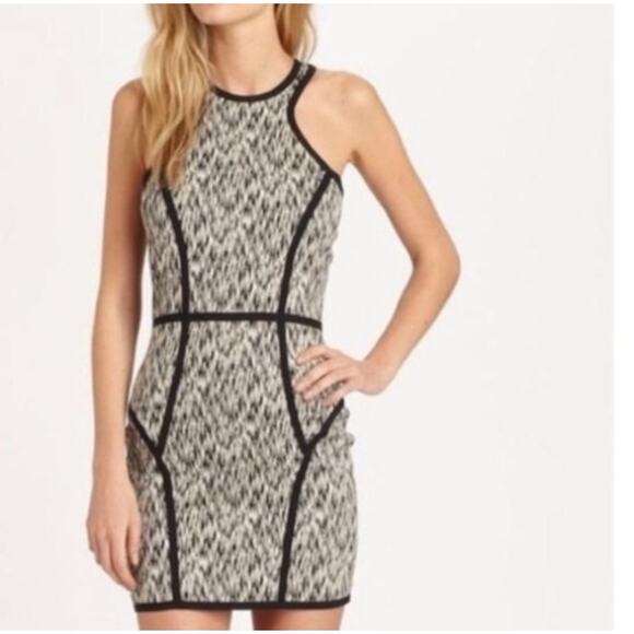 Parker bodycon abstract design cocktail dress party goth grunge office siren - Picture 3 of 9